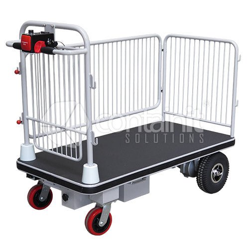 Electric Caged Platform Trolley - Containit Solutions