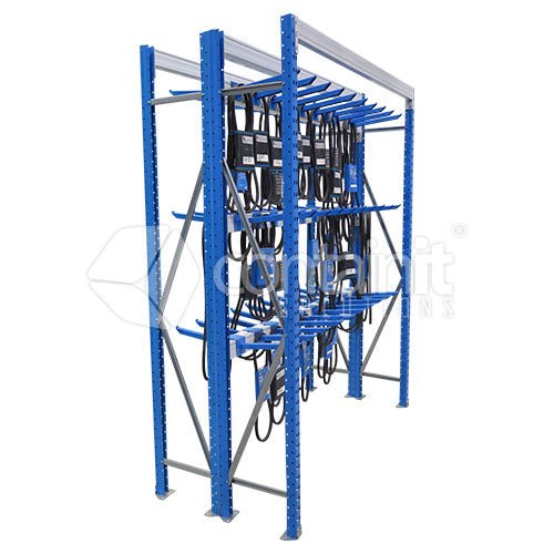 V Belt Storage Racks - 1800 V Belt Storage Rack Starter Bay – Includes 30 hooks - Containit Solutions
