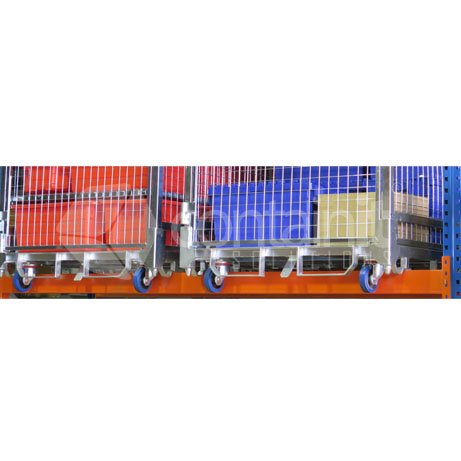 1800 Logistics & Storage Cage with Centre Dividing Panel - Containit Solutions